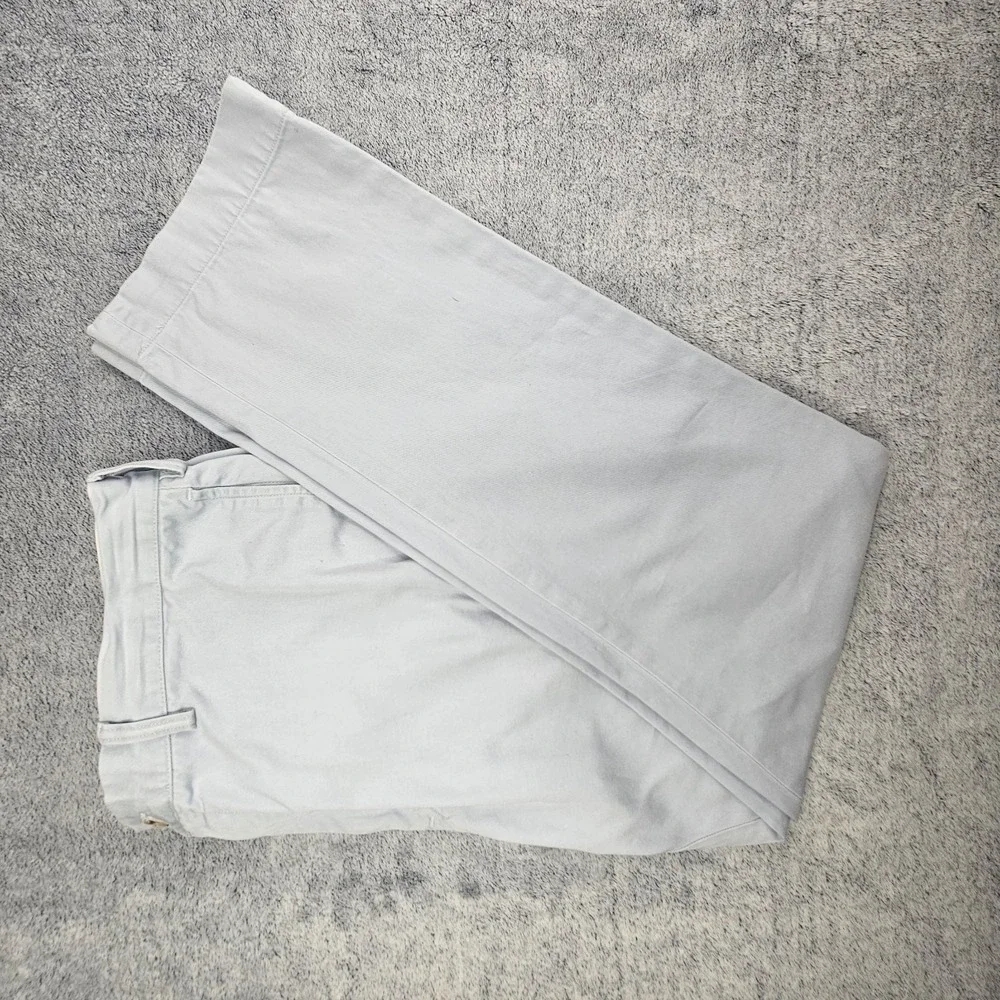 Vintage Polo Ralph Lauren Pants Mens 36x32 Straight Fit Chino Light Blue Cotton